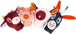Lilliputiens Fingerpuppen Bauernhof Spielzeug Set Bauernhoftiere