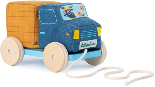 Lilliputiens - Beton-LKW-Ziehfigur