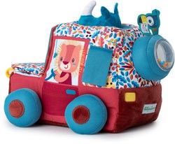 Lilliputiens Safari-Auto Jack der Löwe - sensorisches Spielzeug für Kleinkinder
