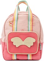 Lilliputiens Rucksack rosa Himbeere Kinderrucksack wasserdicht Baumwolle-2