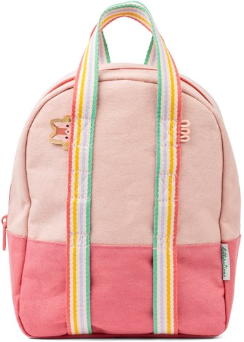 Lilliputiens Rucksack rosa Himbeere Kinderrucksack wasserdicht Baumwolle