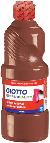 Giotto Flasche 500 ml Giotto Plakatfarbe Braun