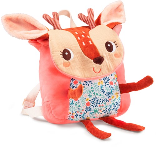 Lilliputiens Kinderrucksack - weicher Stella das Rehkitz - verstellbare Schultergurte