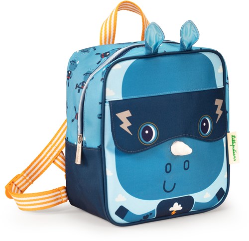 Lilliputiens Rucksack Super Marius - Kinder Rucksack wasserdicht verstellbar