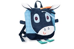 Lilliputiens weicher Kinderrucksack Ignace - Esel Rucksack - verstellbare Gurte