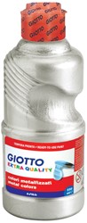 GIOTTO Extra Quality, Malfertige METALLIC Temperafarbe höchster Qualität, 250 ml - silber