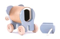 Bajo Holz Spardose - Fahrender Elefant für Kinder-2