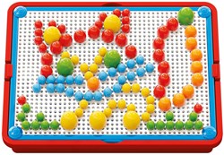 Quercetti Mosaik Spielzeugkoffer Kreatives Basteln 150-teilig