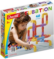 Quercetti Bauset Röhren 40-teilig buntes Konstruktionsspielzeug-3