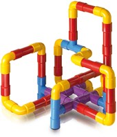 Quercetti Bauset Röhren 40-teilig buntes Konstruktionsspielzeug-2