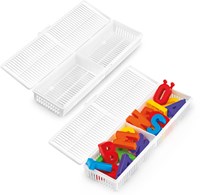 Quercetti Magnettafel Lernspielzeug ABC 53-teilig magnetisch-2