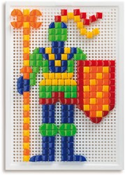 Quercetti Mosaik Spielzeug Stecktafel 300 Pins kreativ