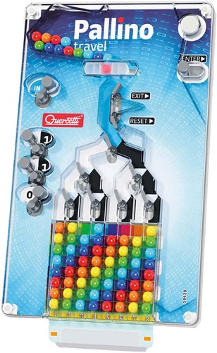 Quercetti Geschicklichkeitsspiel Mini Pallino Reisespiel für Kinder-2