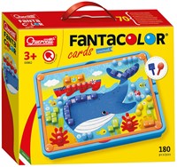 Quercetti Mosaikspielzeug Tiere - Fantacolor 180-tlg. kreativ