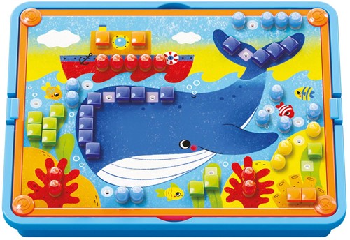 Quercetti Mosaikspielzeug Tiere - Fantacolor 180-tlg. kreativ-2