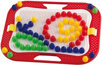 Quercetti Fantacolor Design Insteek mozaïek, 100 Pins-2