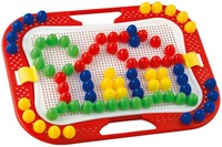 Quercetti Fantacolor Design Insteek mozaïek, 100 Pins-3