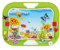 Quercetti Mosaikspiel Naturspaß mit Steckern und Aufklebern