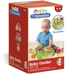 Clementoni Baby Motorikspielzeug Garten - sensorisches Lernspielzeug für Kinder