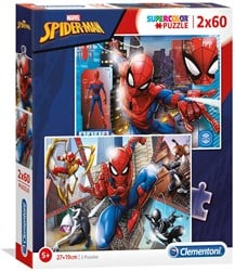 Clementoni Puzzel Spiderman, 2x60st.