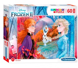 Clementoni Puzzle - Frozen 2 - 60 Maxi Teile - Kinderpuzzle Karton
