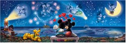 Disney Puzzle Panorama Mickey & Minnie 1000 Teile Karton Erwachsene