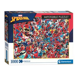 Clementoni Puzzle 1000 Teile Spiderman - Impossible Cartoon Puzzle
