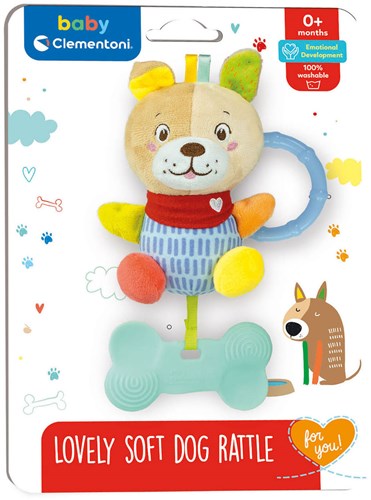 Clementoni Baby - Pluchen Rammelaar Hond