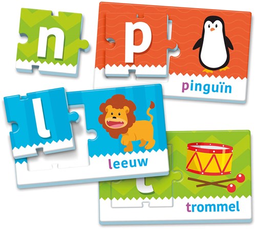 Clementoni Lernspielzeug - Alphabet lernen mit bunten Puzzleteilen-2
