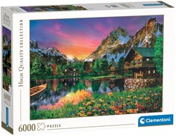 Clementoni Puzzle Alpine Lake, 6000 Teile.