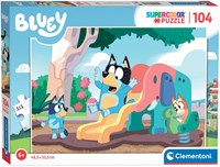 Clementoni Puzzle Bluey 104 Teile - Kinderpuzzle Lernspielzeug