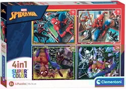 Clementoni Puzzels Marvel Spiderman, 4in1