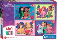 Clementoni Puzzle - Disney Princess 4-in-1 Kinderpuzzle Karton