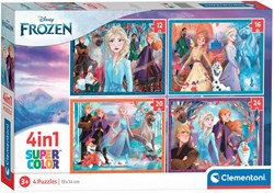 Clementoni Puzzle Frozen 4-in-1 - Kinder - Karton - 72 Teile