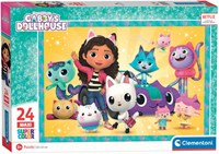 Clementoni Puzzle Gabby's Dollhouse - Super Color Maxi - 24 Teile