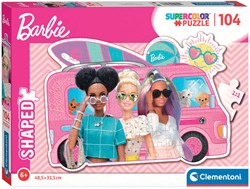 Clementoni Puzzle - Barbie - 104 XXL Teile - Kinderpuzzle Karton