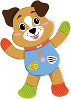 Clementoni - Plüschtier Hund - Babyspielzeug - Kuschelig - Multisensorisch-3