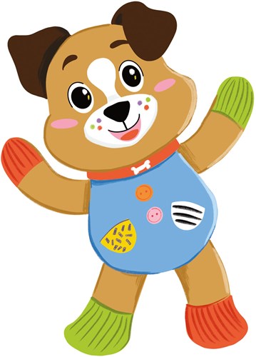 Clementoni - Plüschtier Hund - Babyspielzeug - Kuschelig - Multisensorisch-3