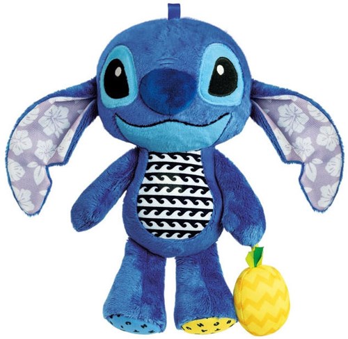 Clementoni - Stitch Plüschspielzeug für Babys mit Aktivitäten und Ananas-Rassel-2