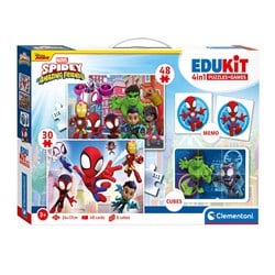 Edukit 4in1 Spidey Lernspielzeug Puzzle Memory Bausteine