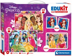 Disney Lernspielzeug Clementoni 4in1 Prinzessinnen Memory Puzzle