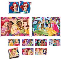 Disney Lernspielzeug Clementoni 4in1 Prinzessinnen Memory Puzzle-2