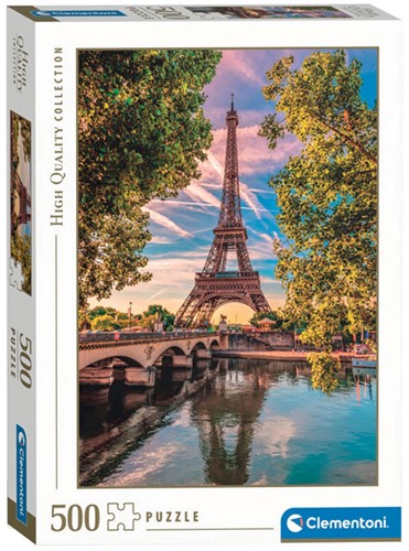 Clementoni Puzzle - 500 Teile - Entlang der Seine - High Quality Collection