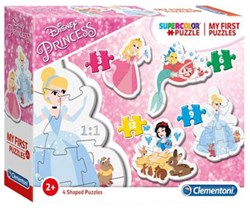 Clementoni Puzzle Disney Princess - Kinderpuzzle Karton 3-6-9-12 Teile