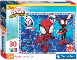 Clementoni Puzzle - Marvel Spidey - 30 Teile - Kinderpuzzle Karton