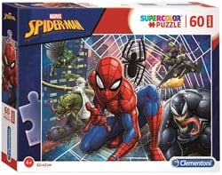 Clementoni Legpuzzel Super Color Maxi Spiderman, 60st.