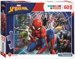 Clementoni Puzzle Spider-Man 60 Teile Maxi Karton Kinderpuzzle