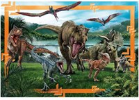 Clementoni Puzzle Jurassic World 104 Teile - Kinderpuzzle Karton-2