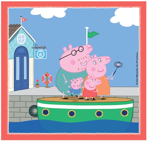 Clementoni Peppa Pig Puzzle - 3x48 Teile - Kinderpuzzle Karton-2