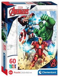 Clementoni Puzzle Marvel Avengers 60 Teile Karton Kinderpuzzle